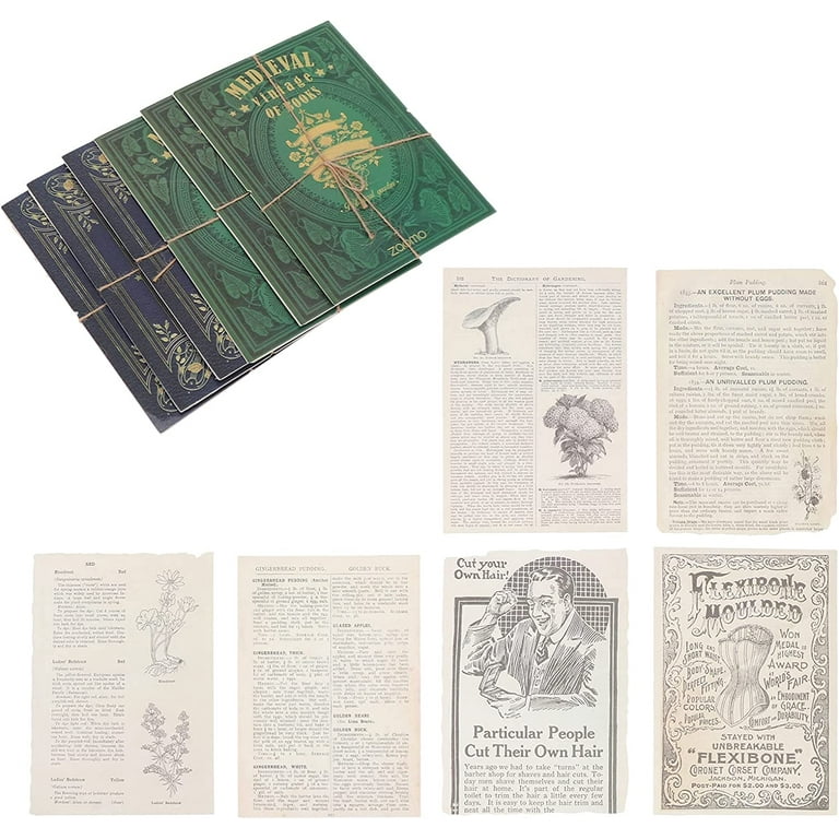 Vintage Scrapbook Paper Supplies Scrap-Booking Supplies Decorative