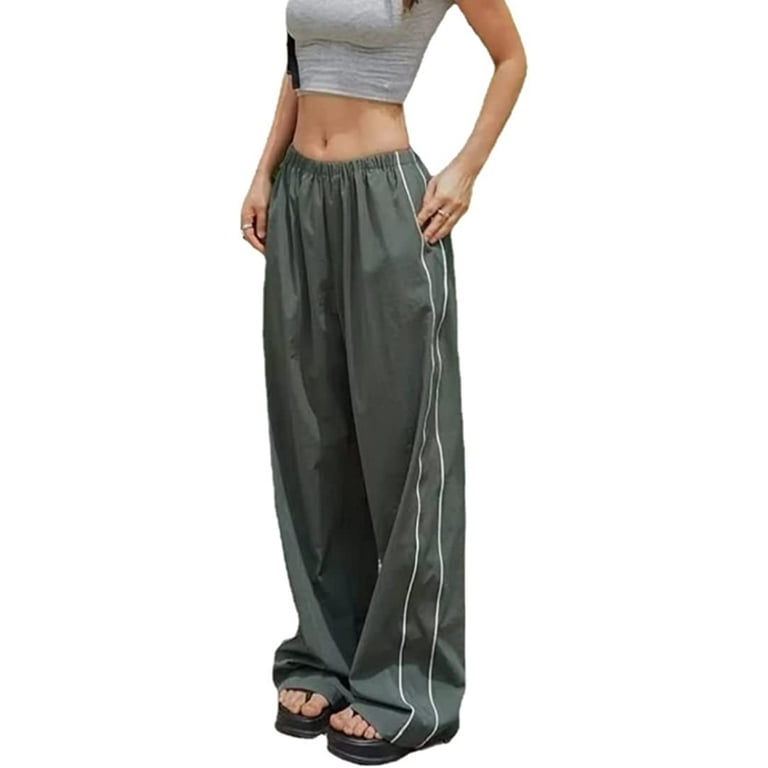 DanceeMangoos Y2k Pants Y2k Track Pants Women Track Pants Baggy Pants Women  Y2k Clothing Y2k Clothes