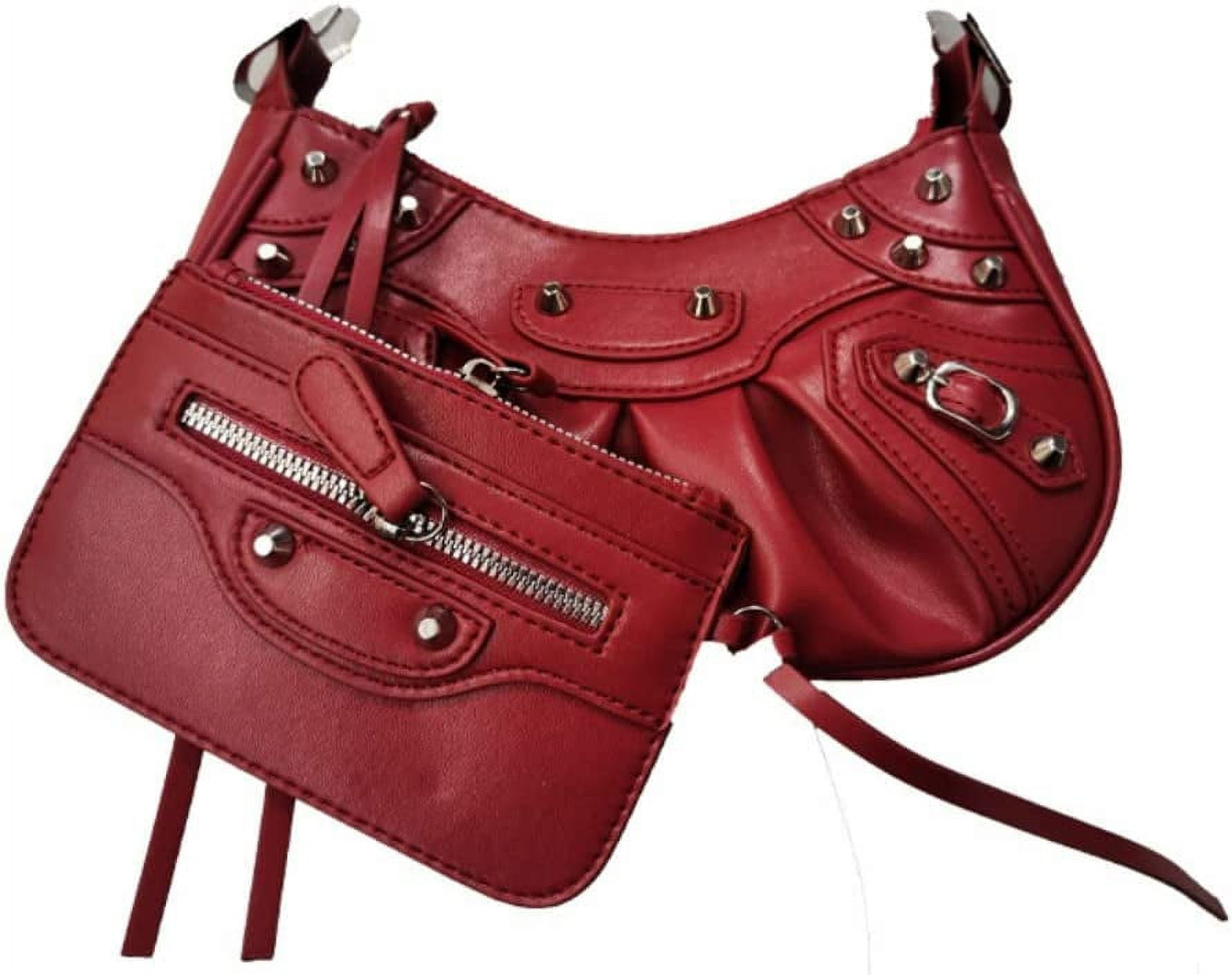 DanceeMangoos Y2k Purse Crossbody Bags for Women Trendy Shoulder Bag for  Women Fall Fashion (Red)