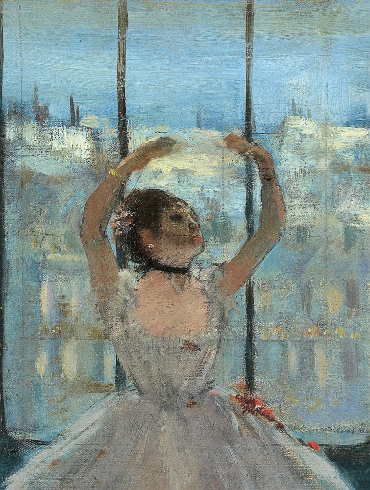 Dancer At The Photographers Studio Canvas Art - (24 x 36)