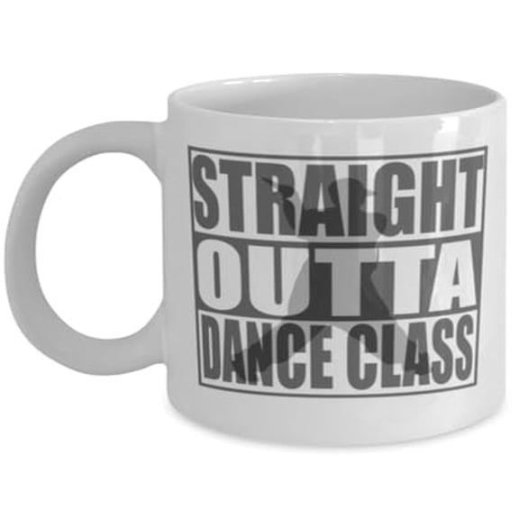 Dancer 11 oz Coffee Mug - Dance Class White Ceramic Gift