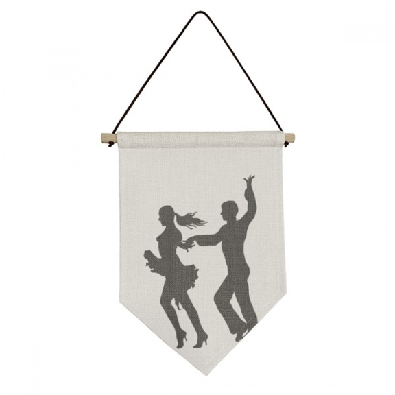 Dancer Duet Dance Performance Art Canvas Flag Hanging Wall Art Decor Banner