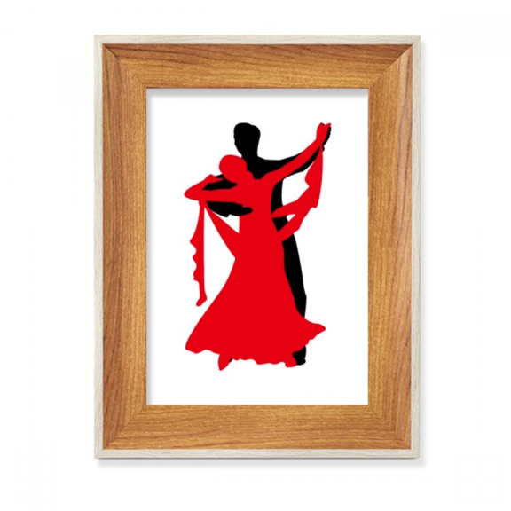 Dancer Duet Dance Social Dancing Desktop Wooden Photo Frame Display Picture Art Painting Multiple Sets