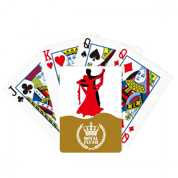 Dancer Duet Dance Social Dancing Royal Flush Poker Playing Card Game