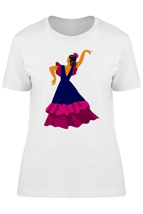 Dancer In A Back Dance Pose T-Shirt Women -Image by Shutterstock, Female XX-Large