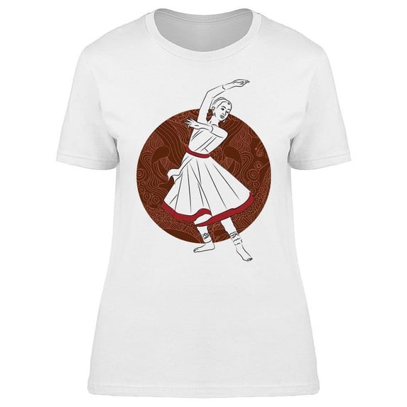 Dancer Performing Khatak T-Shirt Women -Image by Shutterstock, Female 3X-Large
