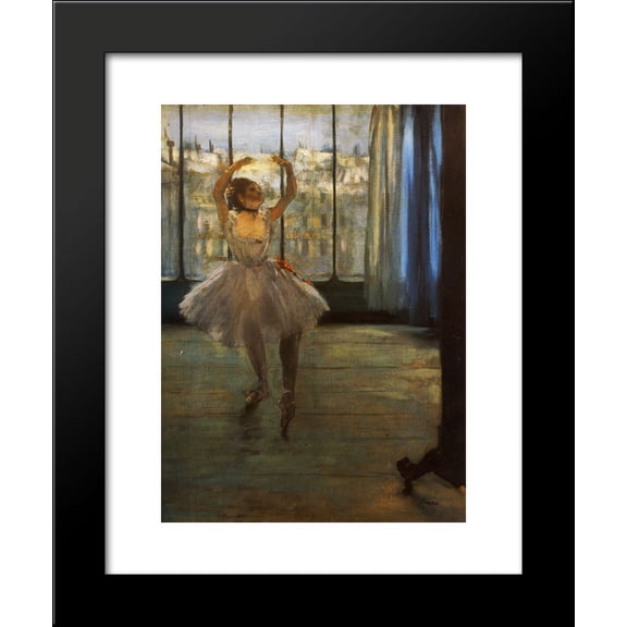Dancer Posing 20x24 Framed Art Print by Edgar Degas