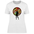 thumbnail image 1 of Dancer Silhouette And Disco Ball T-Shirt Women -Image by Shutterstock, Female Medium, 1 of 2