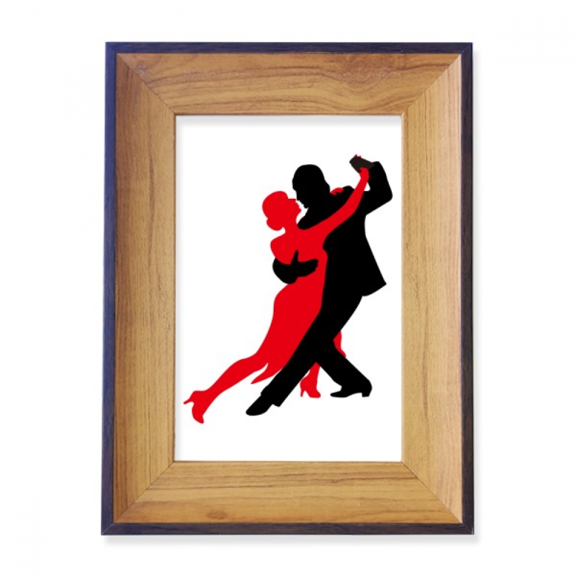 Dancer Social Dancing Duet Dance Photo Frame Exhibition Display Art Desktop Painting