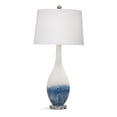 thumbnail image 1 of Dancer Table Lamp in Blue Art Glass, 1 of 3