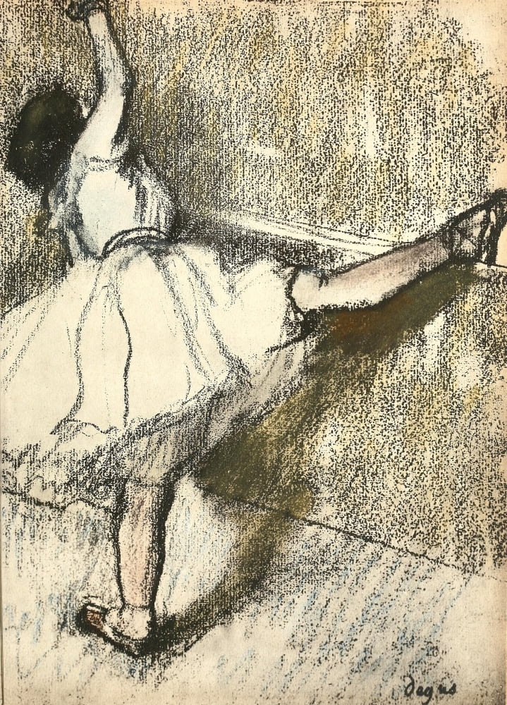 Dancer at the bar Canvas Art - Edgar Degas (24 x 36)
