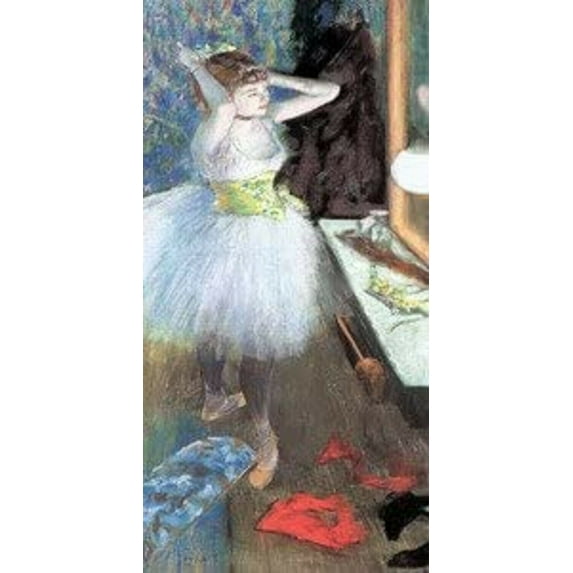 "Dancer in Her Dressing Room, Degas - CANVAS OR PRINT WALL ART"