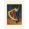 thumbnail image 1 of Dancer in Red - From an Original Color Painting by Erma Bossi c.1909 - Fine Art Rolled Canvas Print (Unframed) 27in x 40in, 1 of 3