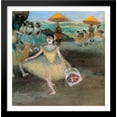 thumbnail image 1 of Dancer with a Bouquet Bowing 28x28 Large Black Wood Framed Print Art by Edgar Degas, 1 of 2