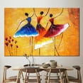 thumbnail image 1 of Dancers Artwork, Black Woman Art Canvas, Modern Art, Dancers Women Art, Ballet Art, Oil Painting Print, Ballerina Canvas Art, Canvas Wall Decor - Black Framed, 1 of 9