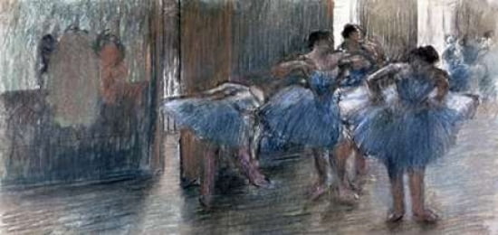 Dancers Canvas Art - Edgar Degas (10 x 20)