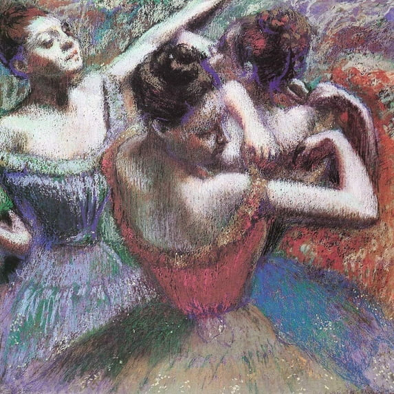 Dancers II Degas- CANVAS OR FINE PRINT WALL ART