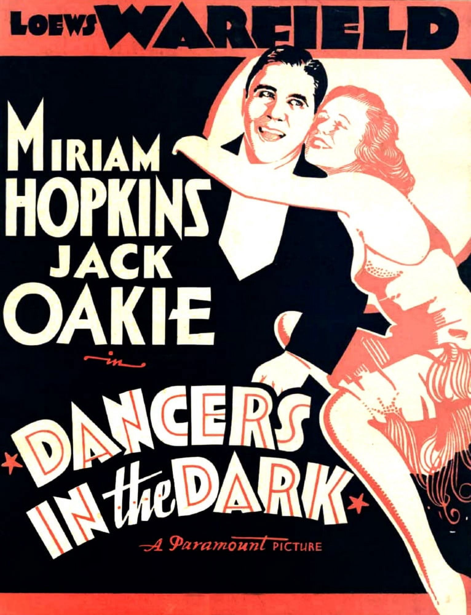 Dancers In The Dark Canvas Art -  (11 x 17)