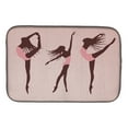 thumbnail image 1 of Dancers Linen Pink Dish Drying Mat, 1 of 7