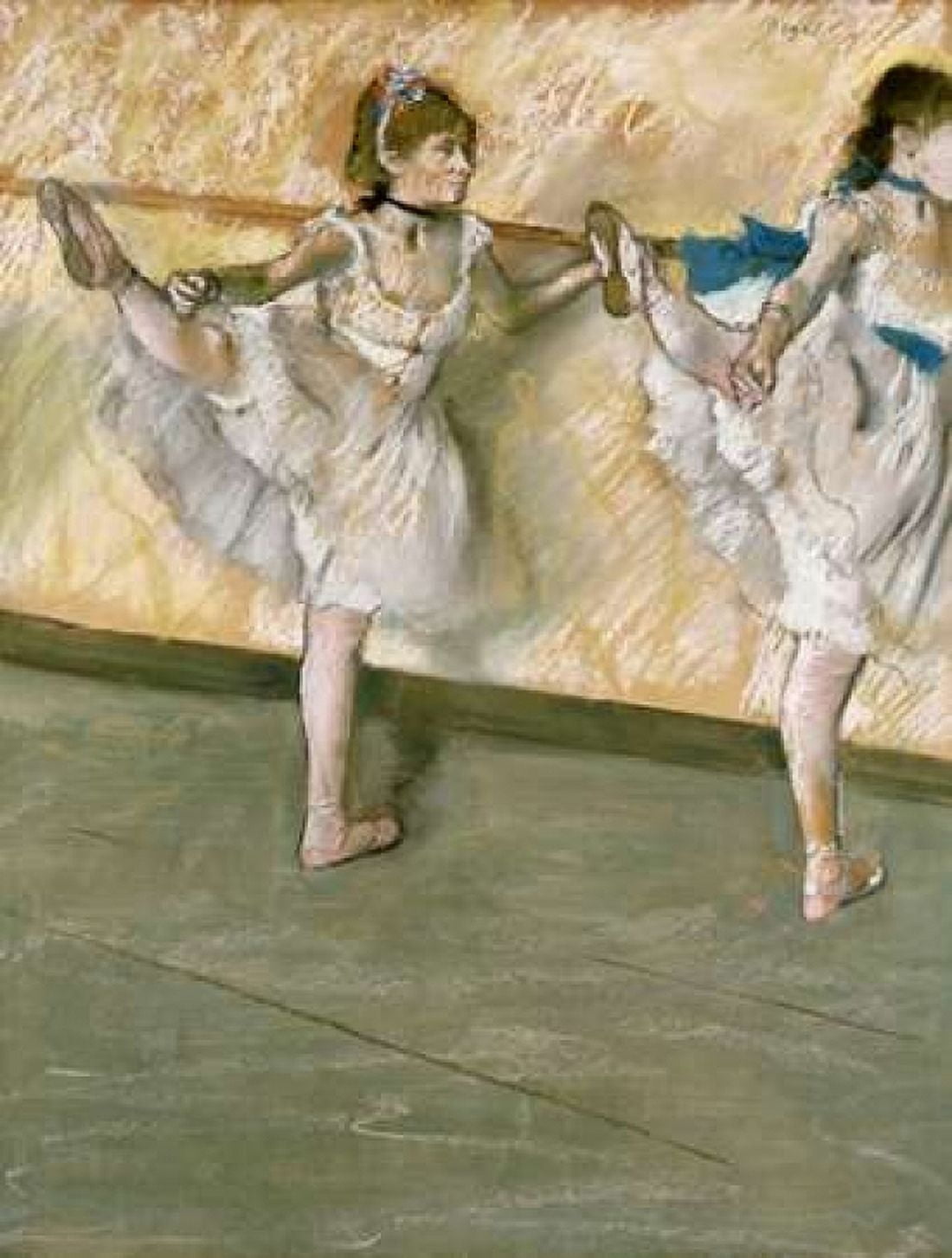 Dancers at The Bar Canvas Art - Edgar Degas (18 x 24)