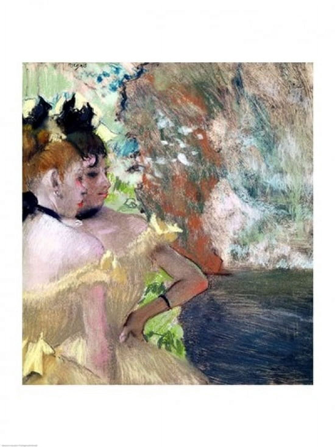 Dancers in the Wings Canvas Art - Edgar Degas (24 x 36)
