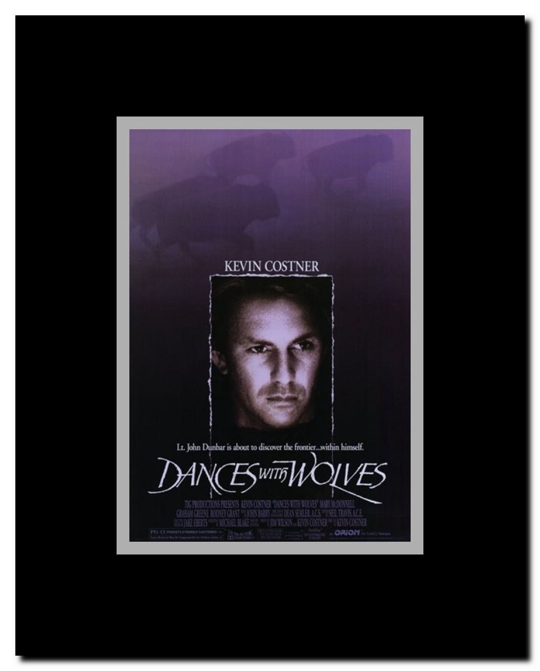 Dances with Wolves Framed Movie Poster
