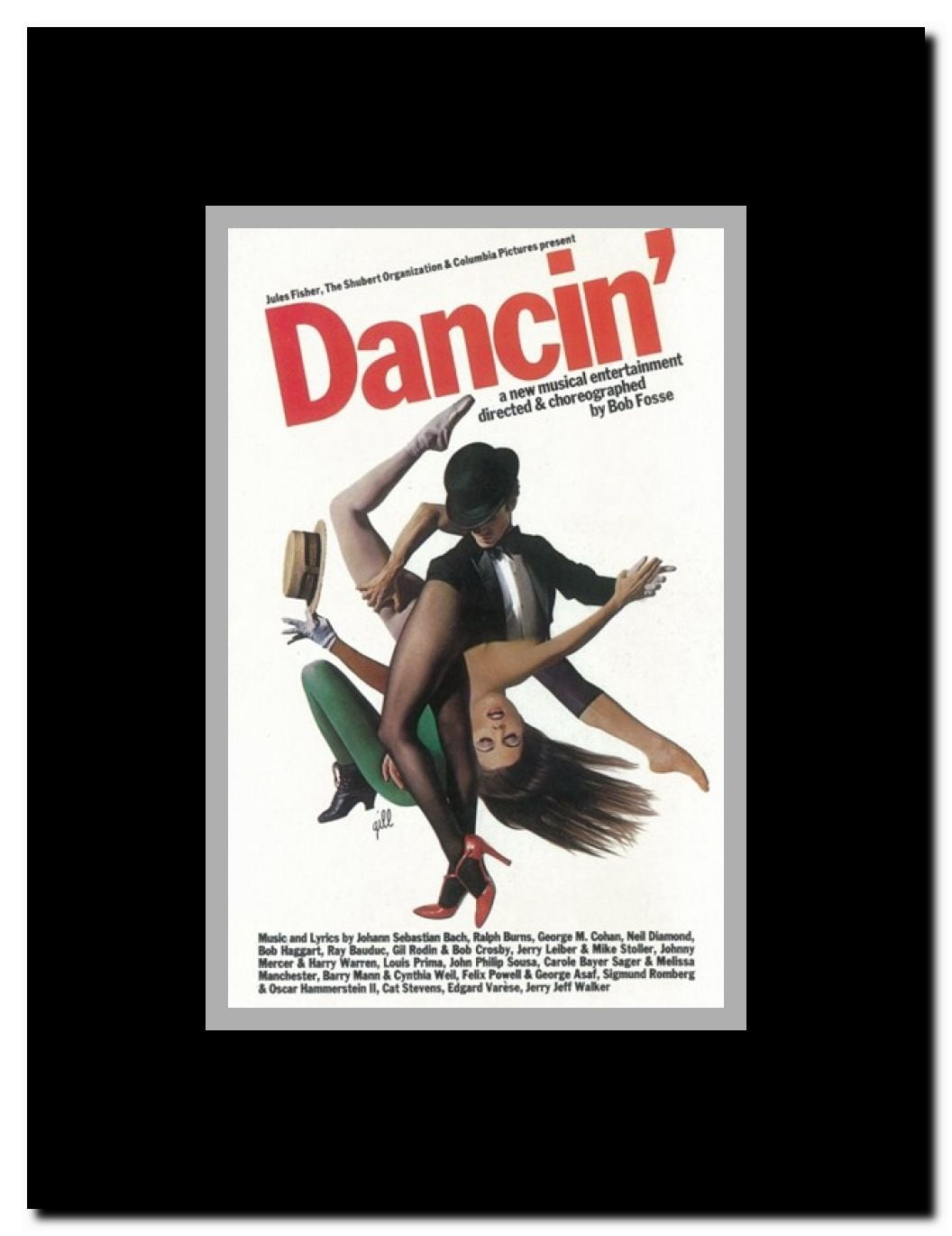 Dancin (Broadway) Framed Movie Poster