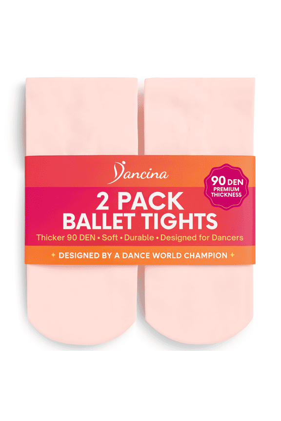 Ballet Dance Tights Footed - Ultra-soft Pro Excellent Hold&Stretch (Toddler / Girls / Women)