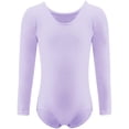 thumbnail image 1 of Dancina Girls Long Sleeve Leotard – Soft Stretch Cotton, Fully Lined Front – Ideal for Ballet, Gymnastics, and Dance Classes, 1 of 6