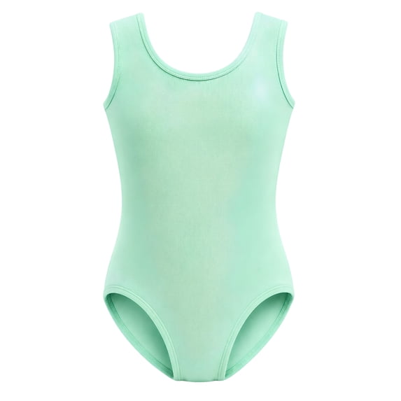 Dancina Tank Leotard for Girls - Soft Cotton Leotard for Toddlers & Kids - Practice Leo for Ballet, Dance & Gymnastics