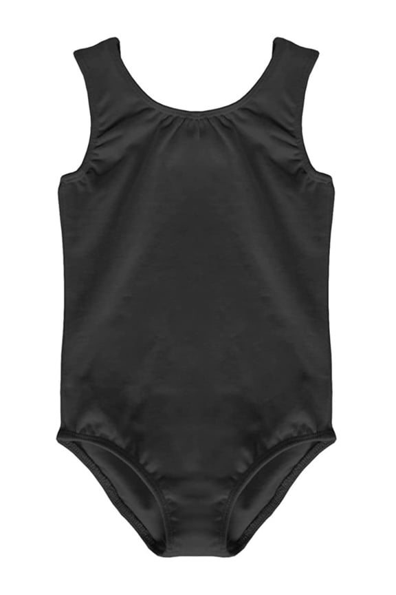 Tank Leotard for Girls - Soft Cotton Leotard for Toddlers & Kids - Practice Leo for Ballet, Dance & Gymnastics