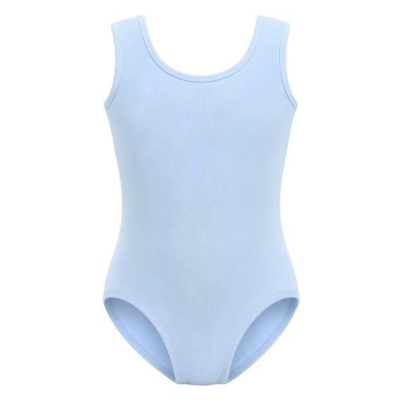 Dancina Tank Leotard for Girls - Soft Cotton Leotard for Toddlers & Kids - Practice Leo for Ballet, Dance & Gymnastics