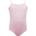 thumbnail image 1 of Girls Camisole Ballet Leotard, Adjustable Straps, Full Front Lining, Soft Cotton Dancewear for Ballet & Gymnastics, 1 of 5