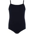 thumbnail image 1 of Girls Camisole Ballet Leotard, Adjustable Straps, Full Front Lining, Soft Cotton Dancewear for Ballet & Gymnastics, 1 of 5