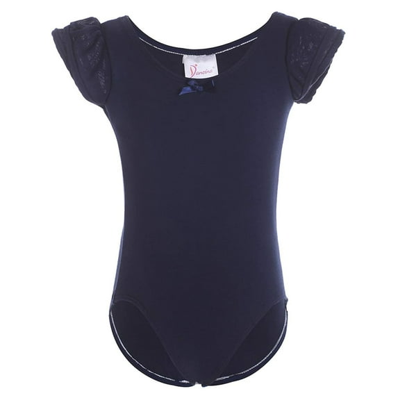 Dancina Girls Flutter Sleeve Ballet Dance Leotard