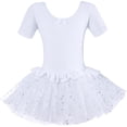 thumbnail image 1 of Dancina Girls Skirted Leotard Sparkle Short Sleeve Tutu Ballet Dress, 1 of 5