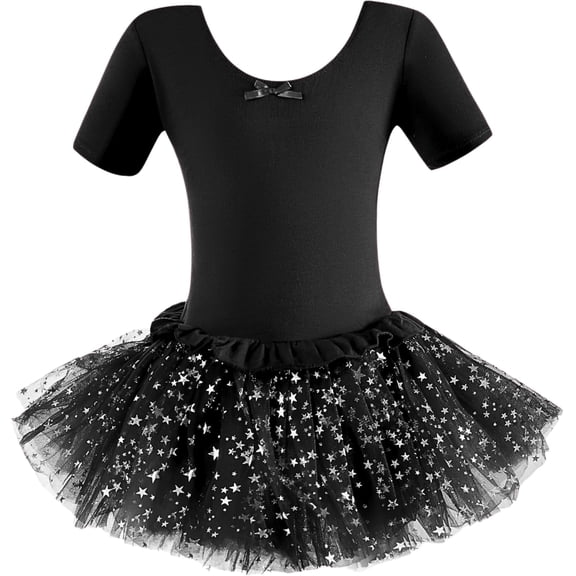 Dancina Ballerina Dress for Girls - Toddler Ballet Dance Outfit with Tutu - Sparkly & Comfortable Skirted Leotard