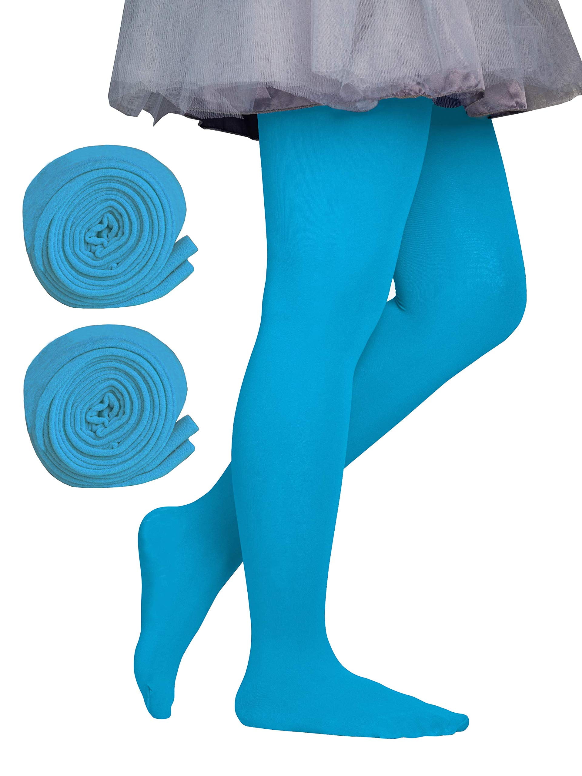 Girls turquoise tights deals