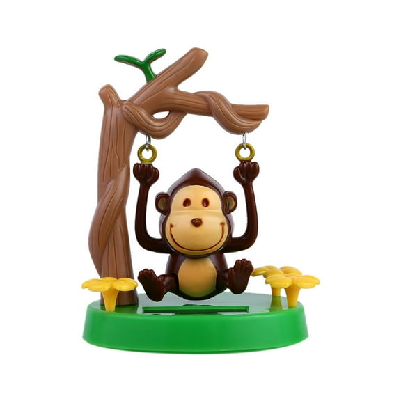 Dancing Animal Bobblehead Swing Monkey Swinging Animated Bobble Dancer Toy Car Decor Toys Gift for Office Car Ornament Supplies Decoration