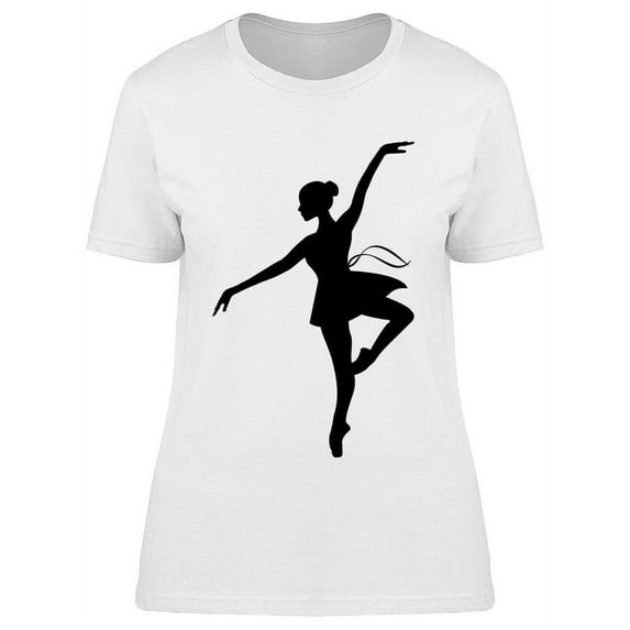 Dancing Ballerina Pose T-Shirt Women -Image by Shutterstock, Female Medium