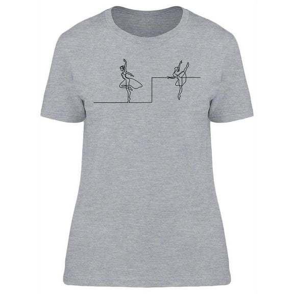 Dancing Ballerinas T-Shirt Women -Image by Shutterstock, Female x-Large