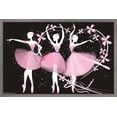 thumbnail image 1 of Dancing Ballerinas Wall Poster, 14.725" x 22.375", Framed, 1 of 3