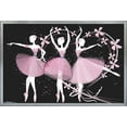 thumbnail image 1 of Dancing Ballerinas Wall Poster, 22.375" x 34", Framed, 1 of 2