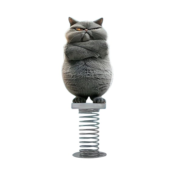 Dancing Bobble Animal Dashboard Decor, Funny Moving Head Car Interior Toy for Animal Lovers