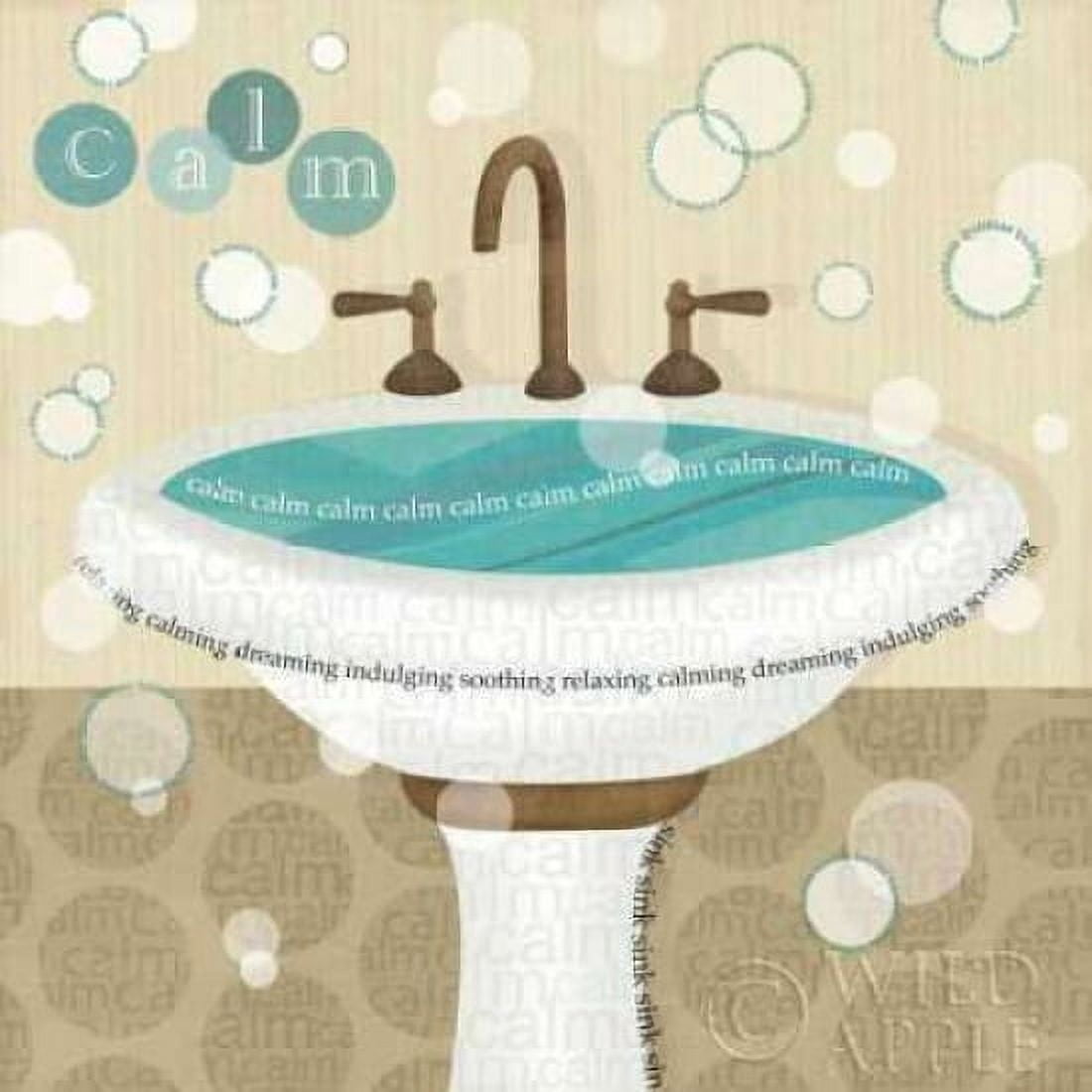 Dancing Bubbles I Canvas Art - Veronique Charron (24 x 24)