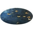 thumbnail image 1 of Dancing Butterflies Round Rugs -Washable Non-Slip Small Round Area Rug Throw Soft Circle Rugs for Bedroom, Modern Print Indoor Carpet for Entryway Sofa Living Room, 1 of 7