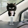 thumbnail image 1 of Dancing Cat Dashboard Dancer Cute 2D Acrylic Cat Bobbleheads Shaking Cat Decor for Car Dashboard Cute Bobblehead Cat Funny Car Dashboard Toy for Dashboard Desktop Home Gifts for Cat Lovers, 1 of 5