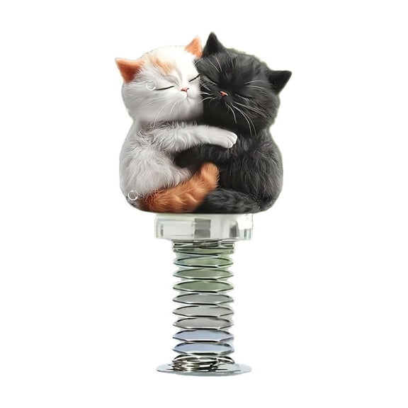 Dancing Cats Car Dashboard Decorations Shaking Bobblehead Ornaments for Cars Interior Decors Table Decoration