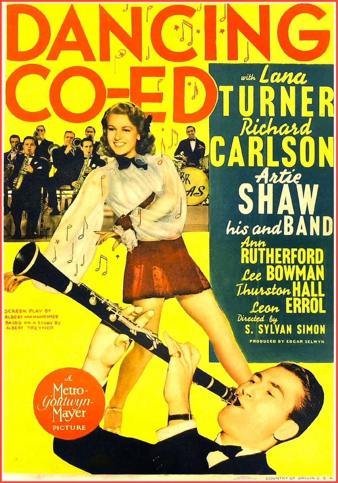 Dancing Co-Ed U Canvas Art - (11 x 17)