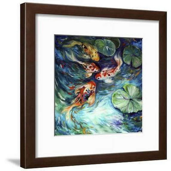 Dancing Colors Koi, Animals World Culture Framed Art Print Wall Art by Marcia Baldwin Sold by Art.Com